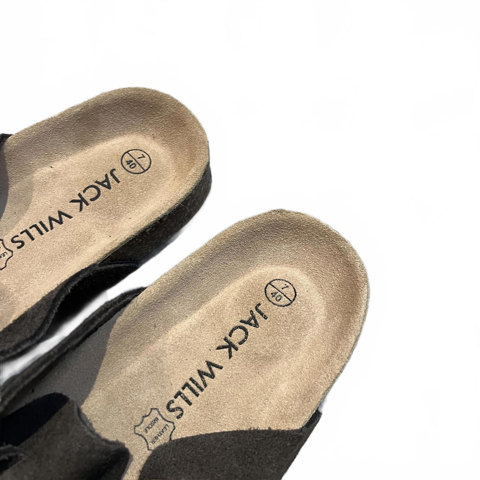 Jack Wills Mule Sandals Mocha Ladies Size UK 7 EU 40 *SB9
