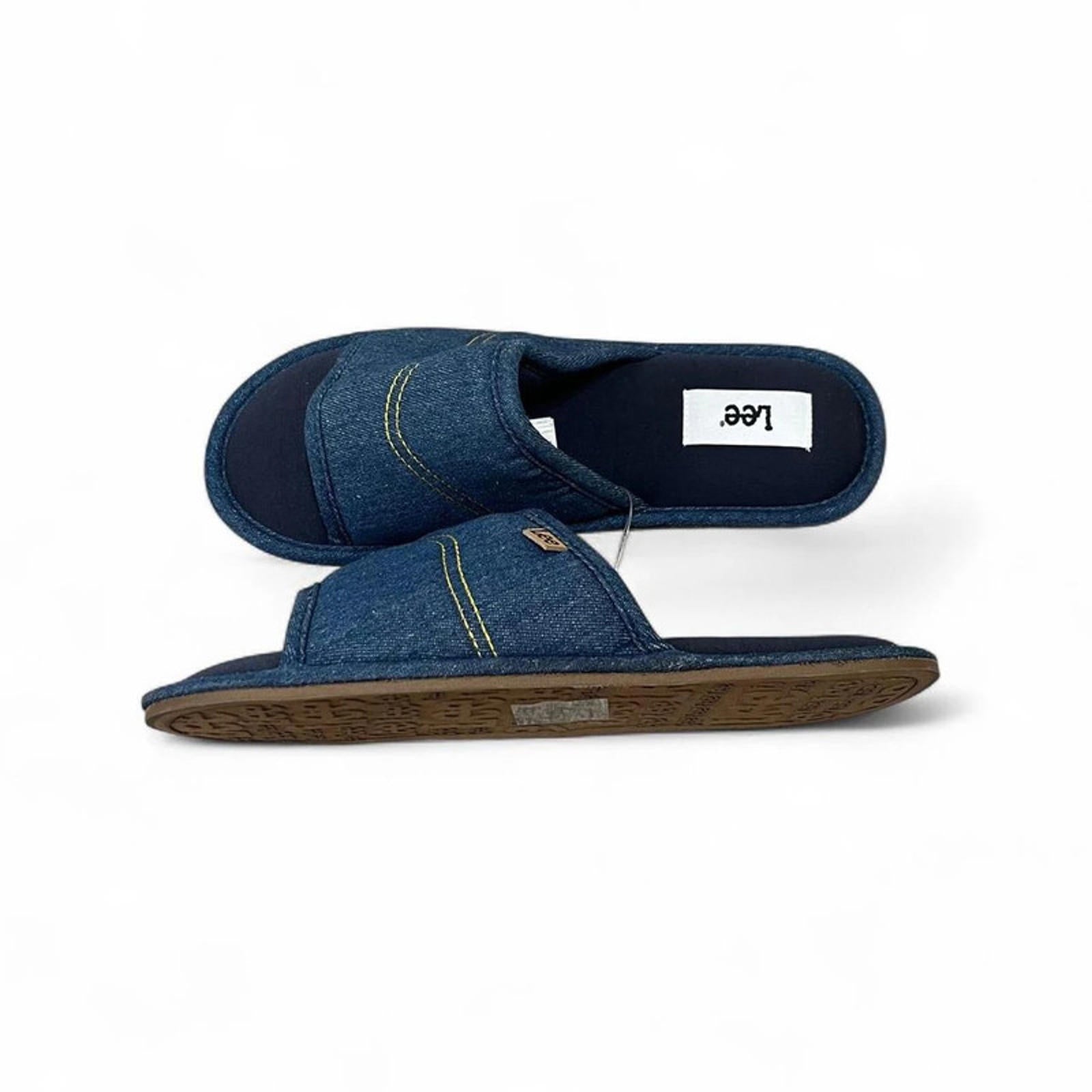 Lee Denim Slider Slipper Mens Blue Size UK 7/8 EU 41/42 REF:SB4