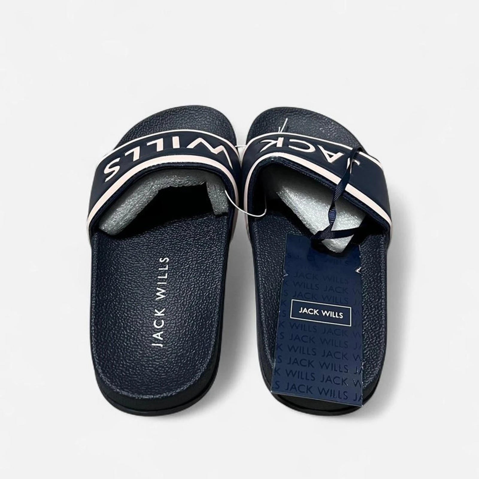 Jack Wills Harvey Slider Women’s Navy Pink Size UK S 3-4 *SB11