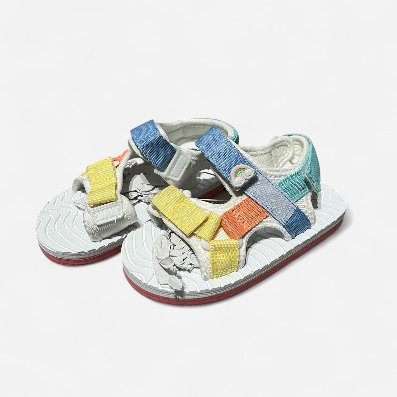 SoulCal Multi Strap Sandals Junior Multicolour Size UK C9 EU 27 *REF:FF1