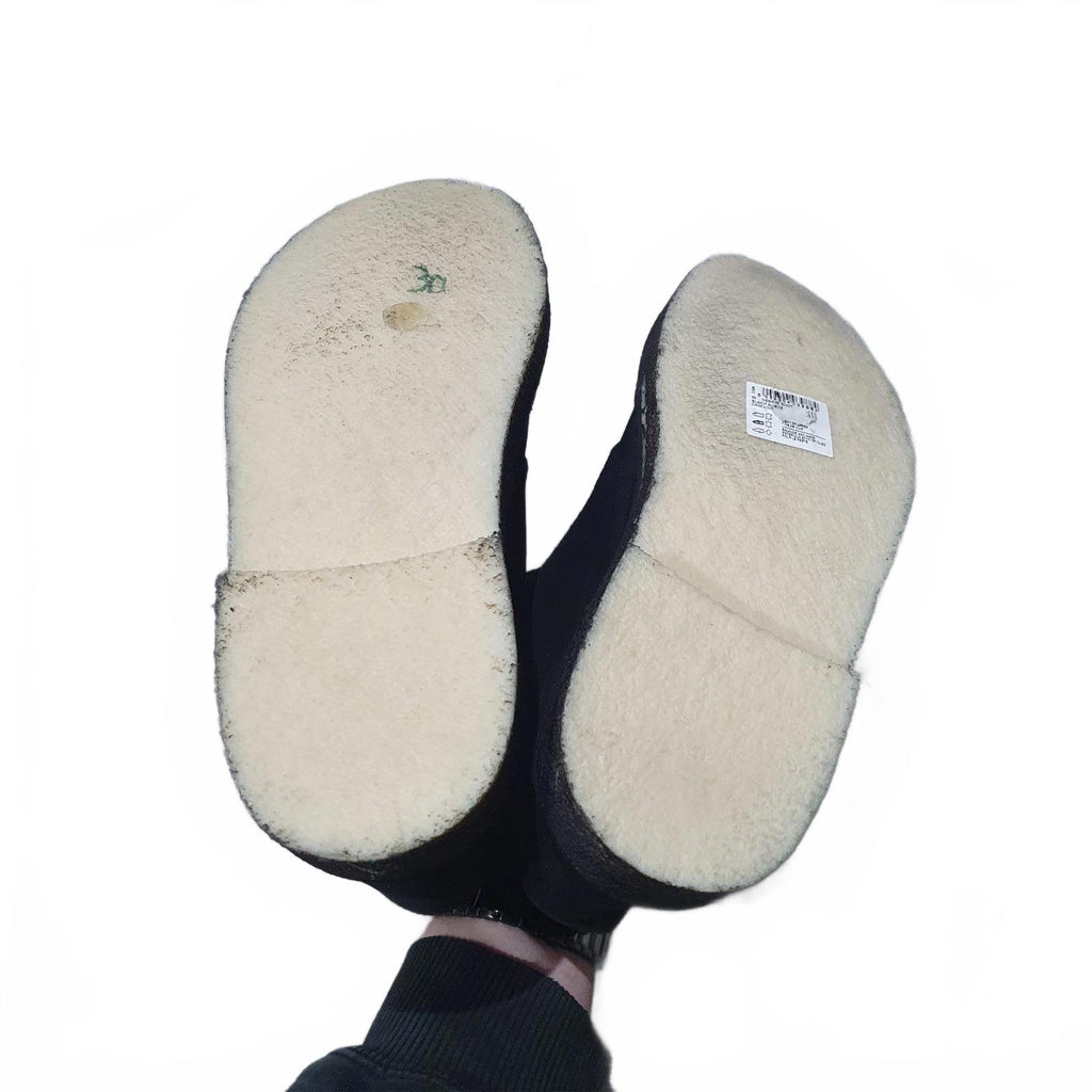 Clarks Originals Desert Boots Mens Suede Black Leather Size UK 8 EU 42 *SB2