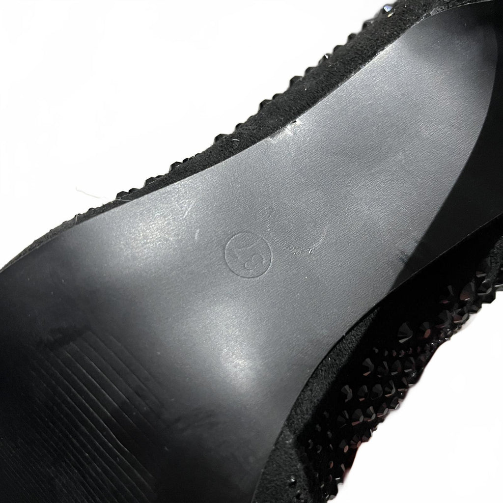 Moda in Pelle Zayni Heeled Boot Jewlled Black Size UK 4 EU 37 *SB12