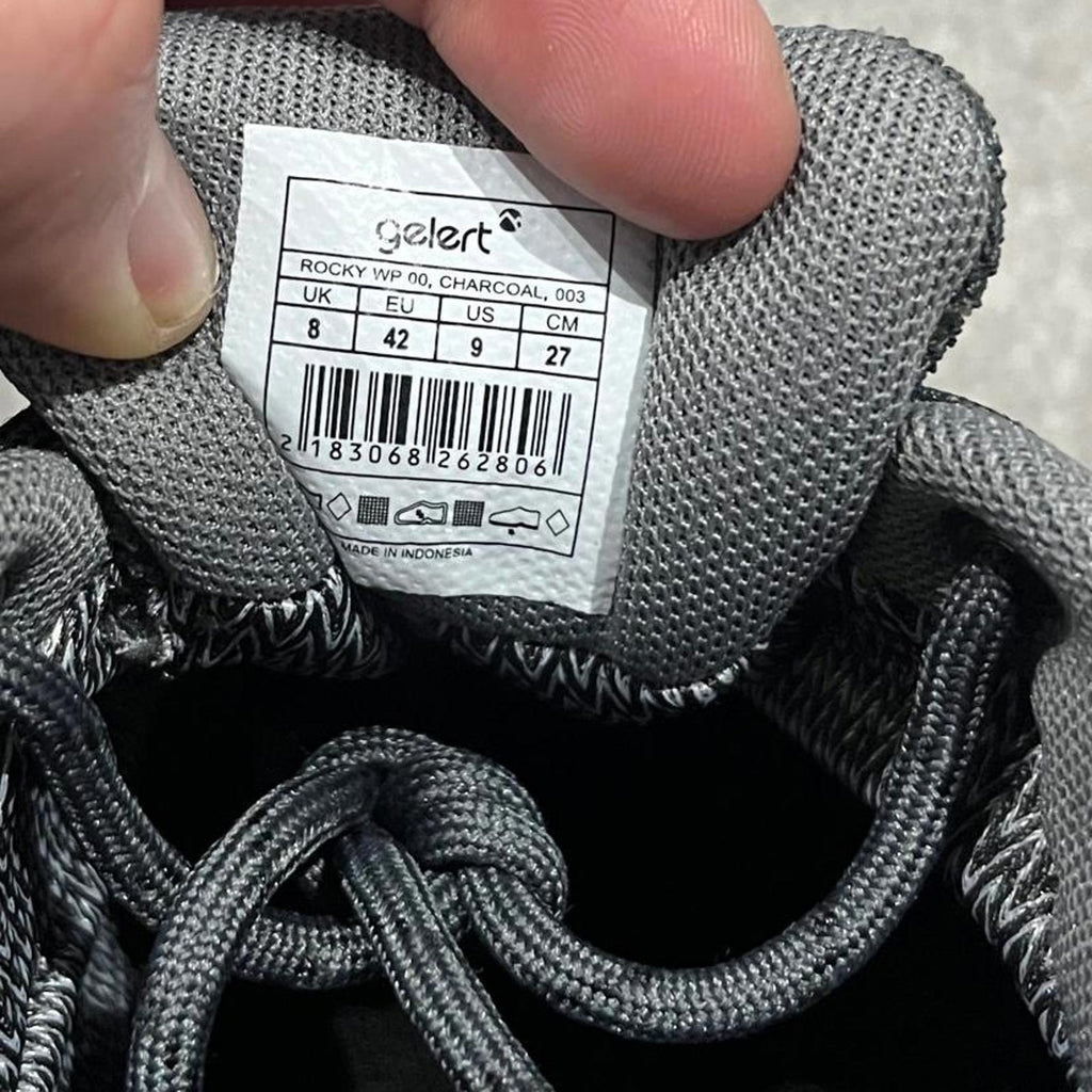 Gelert Rocky Waterproof Walking Shoes Mens Charcoal Size UK 8 EU 42 *SB18