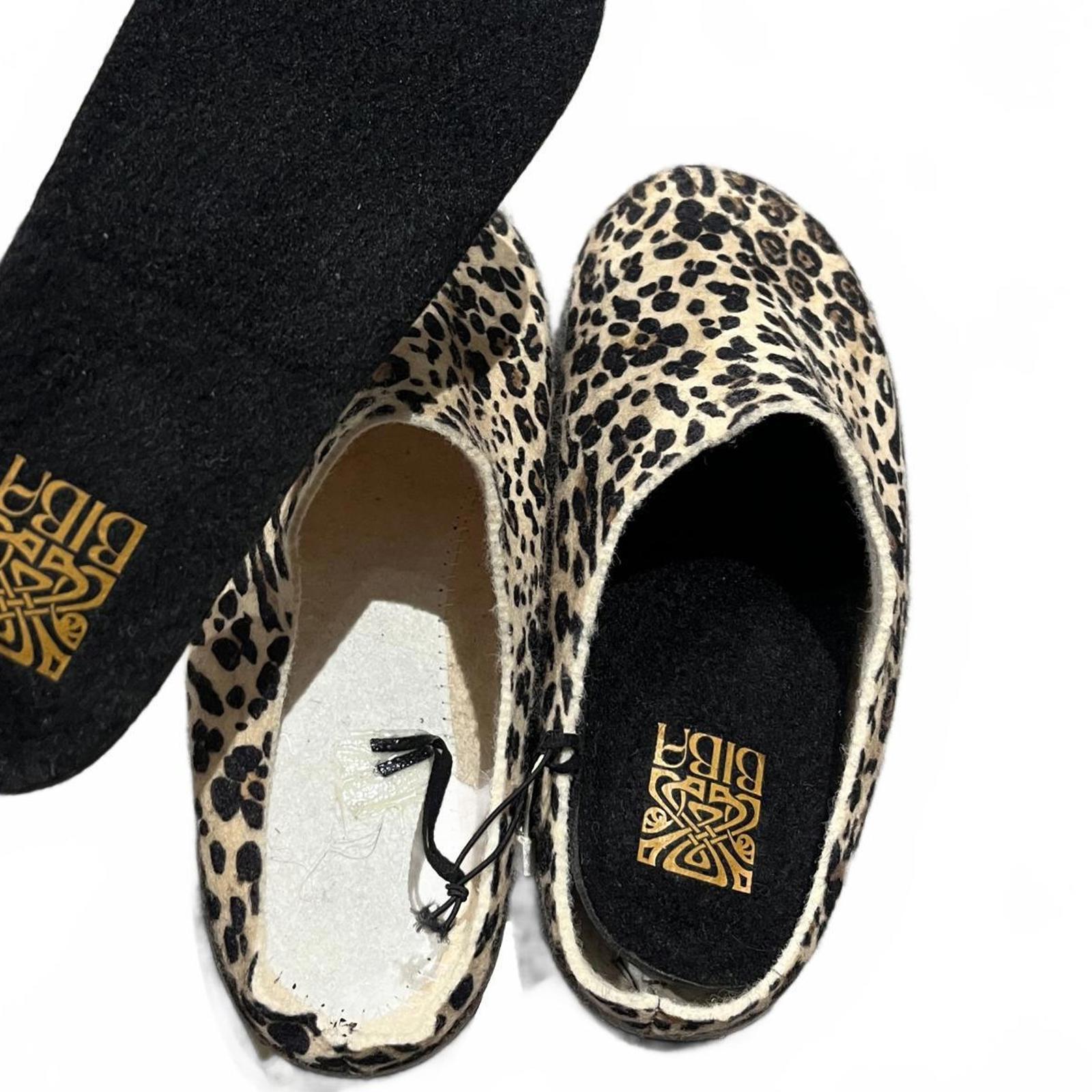 Biba Women's Mule Flat Sandals Leopard Size UK 5 EU 38 *FF1