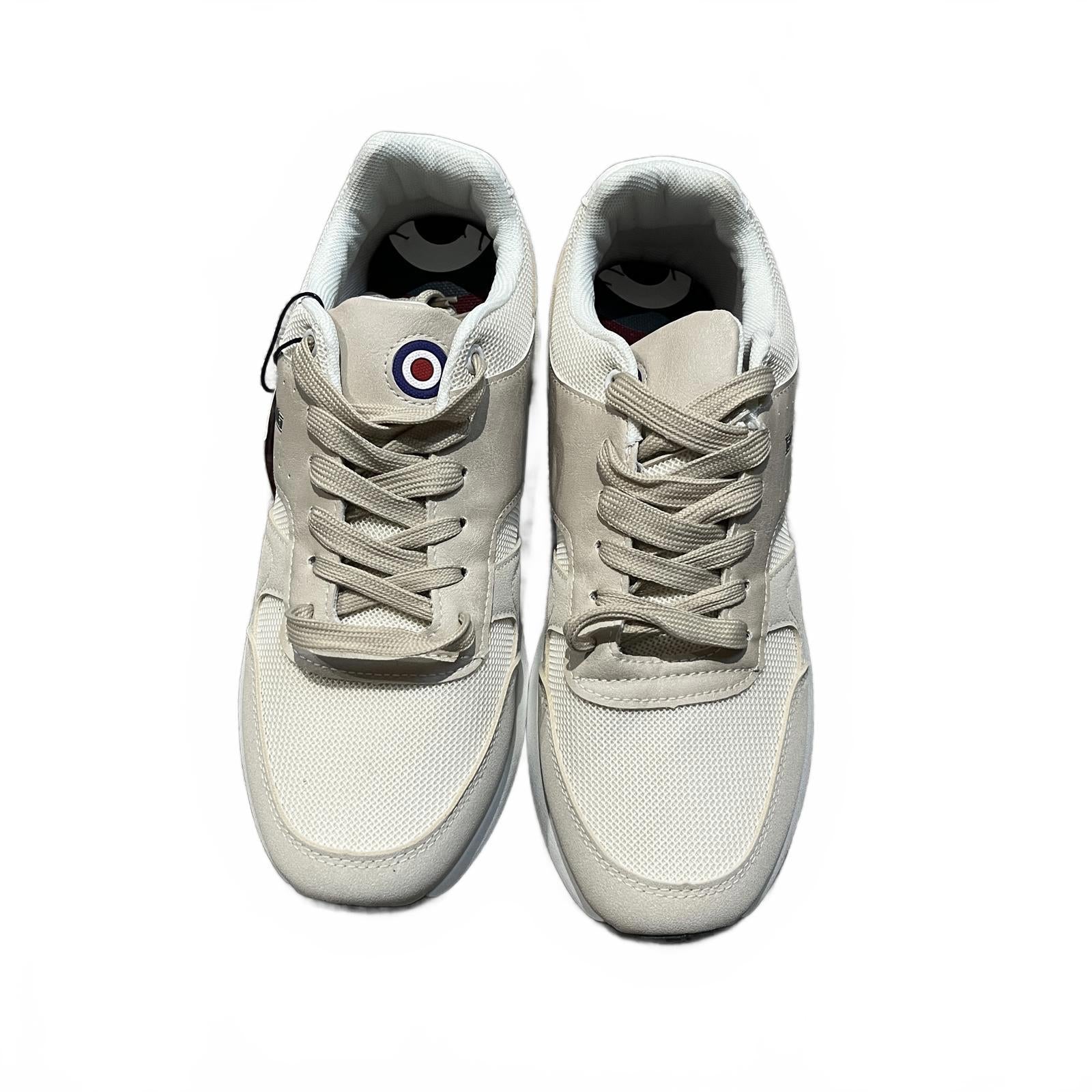 Lambretta Echo Court Trainers Mens Beige Size UK 8 EU 42 *SB4