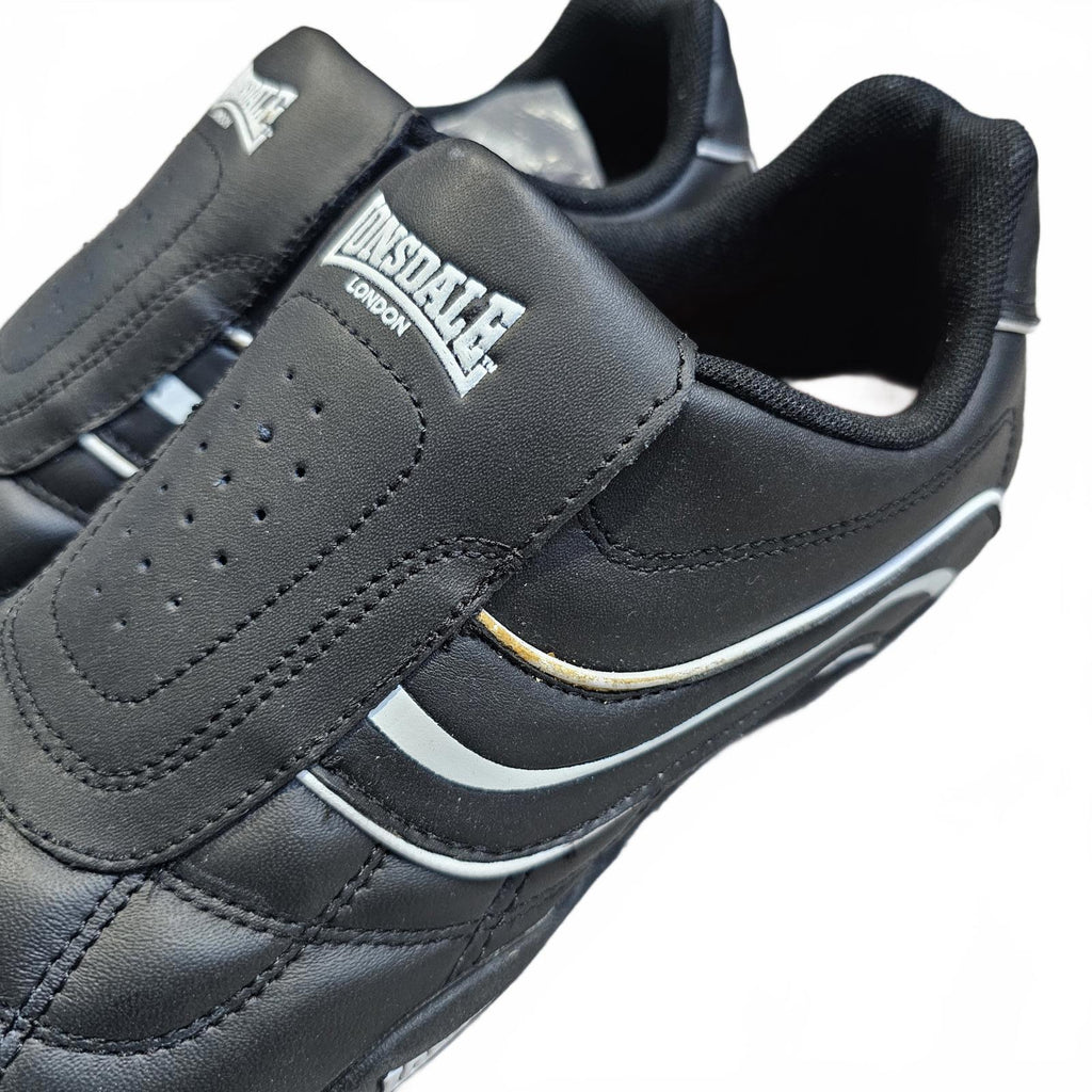 Lonsdale Camden Trainers Mens Black (Defect) Size UK 7.5 EU 41.5 *SB4
