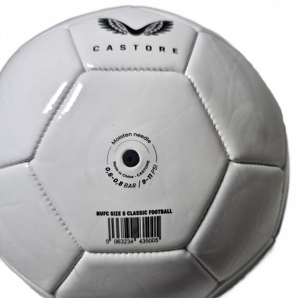 Castore NUFC Newcastle United Size 5 Football White/Black Premier League