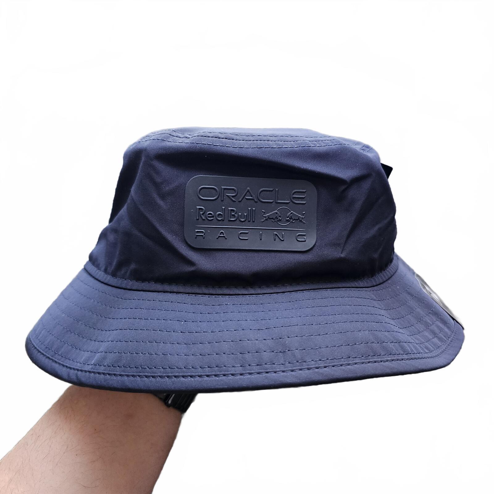 New Era Red Bull Racing F1 Team Tonal Bucket Hat - Navy - Large - New With Tags