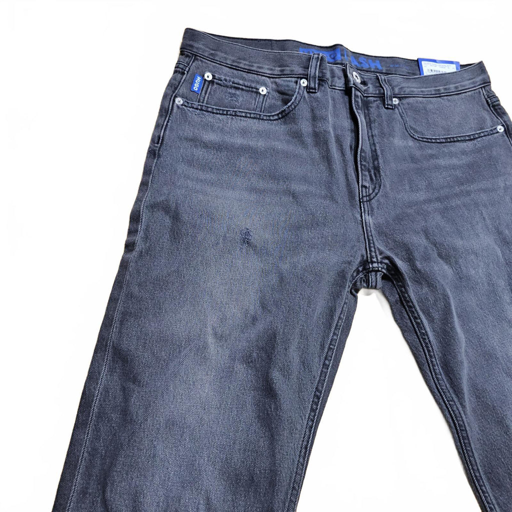 HUGO Blue Ash Slim Fit Jeans Dark Grey W34 L34 BNWT *3.1