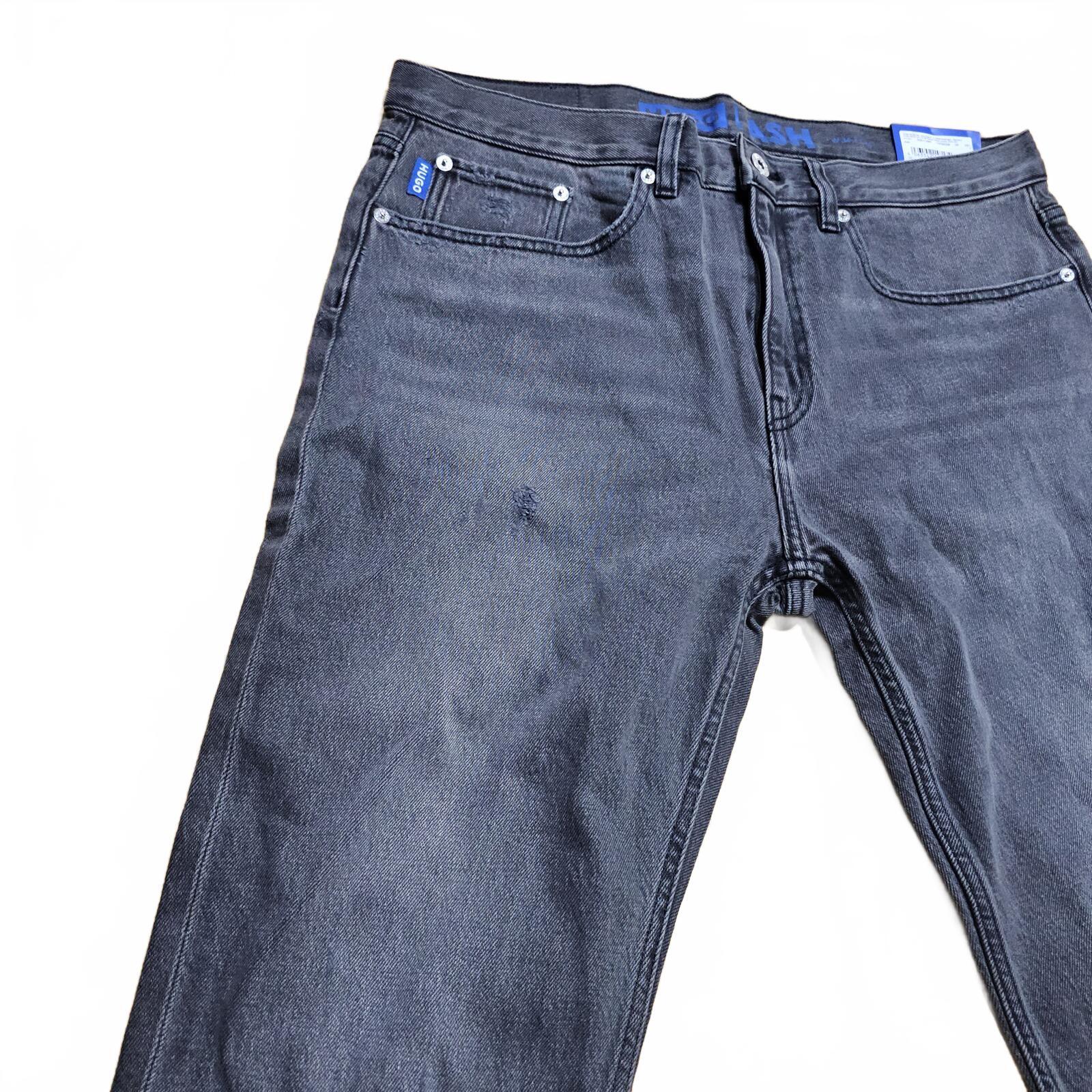 HUGO Blue Ash Slim Fit Jeans Dark Grey W34 L34 BNWT *3.1