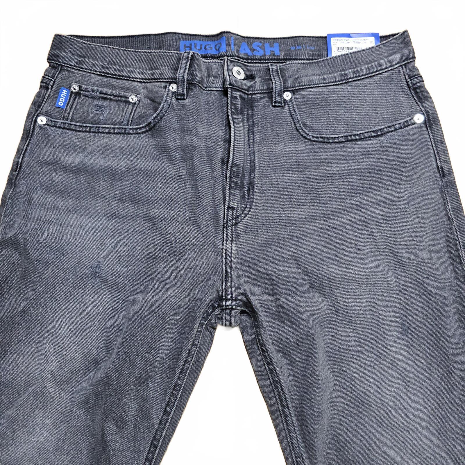 HUGO Blue Ash Slim Fit Jeans Dark Grey W34 L34 BNWT *3.1