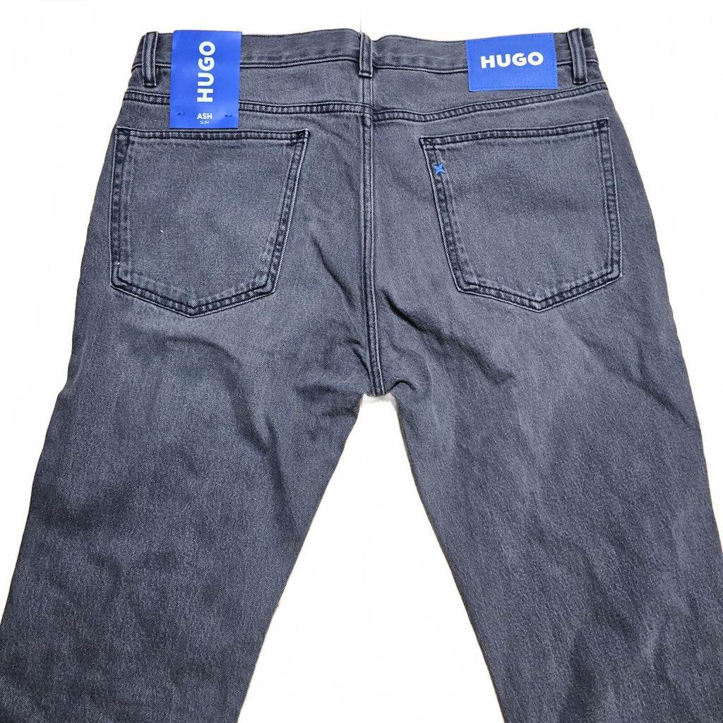 HUGO Blue Ash Slim Fit Jeans Dark Grey W34 L34 BNWT *3.1