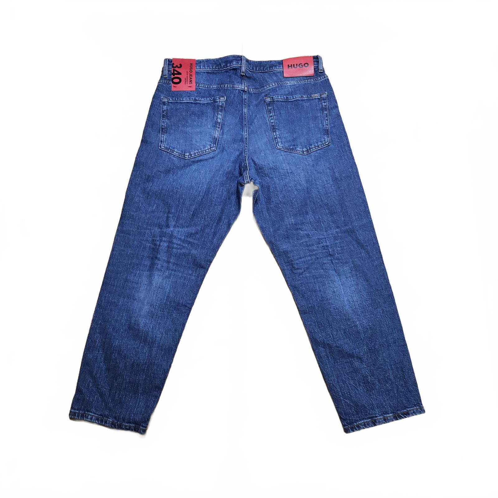 Hugo Boss 340 Cropped Loose Tapered Jeans Blue W34 L32 BNWT *3.2