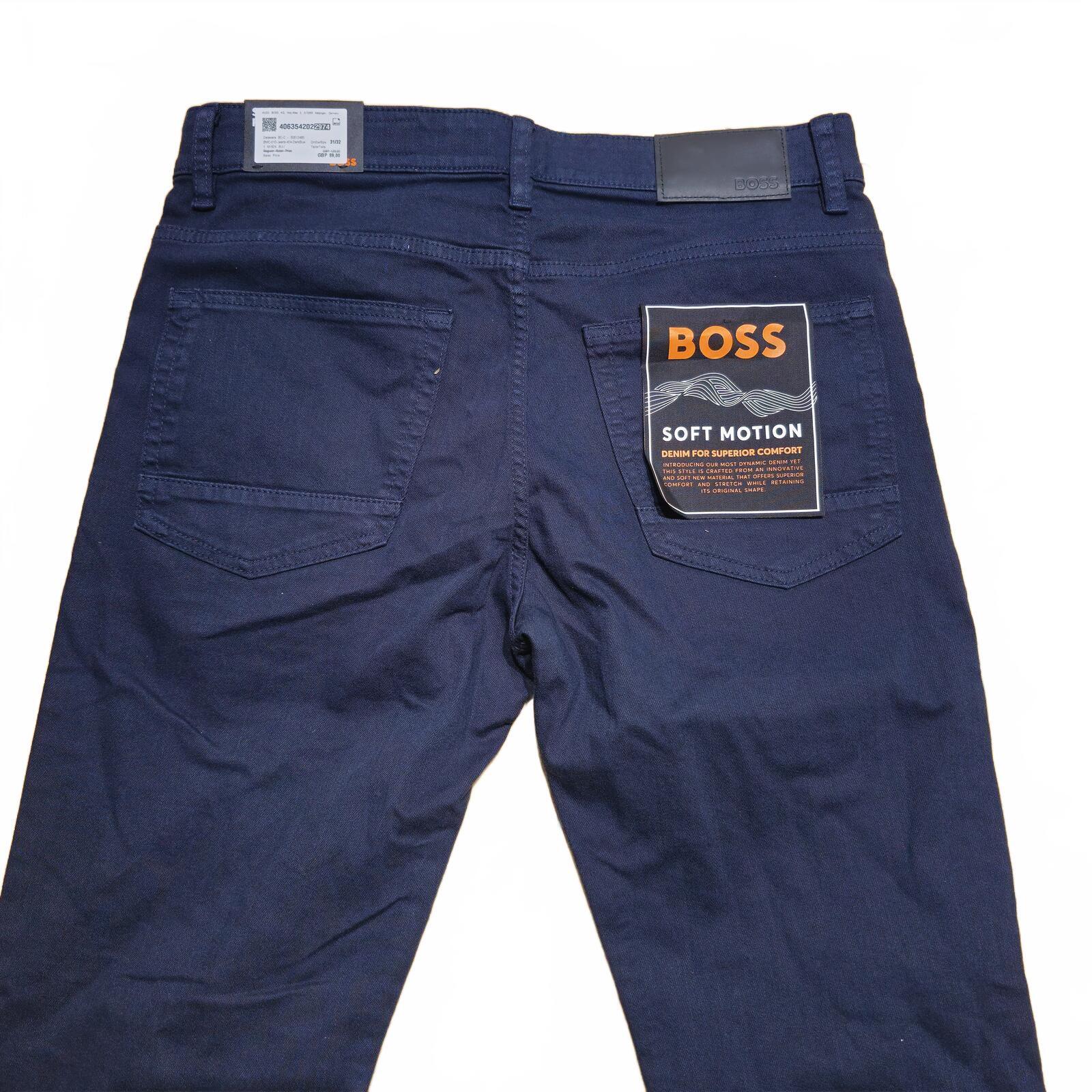 Hugo Boss Delaware Soft Motion Jeans Dark Blue W31 L32 BNWT *3.4