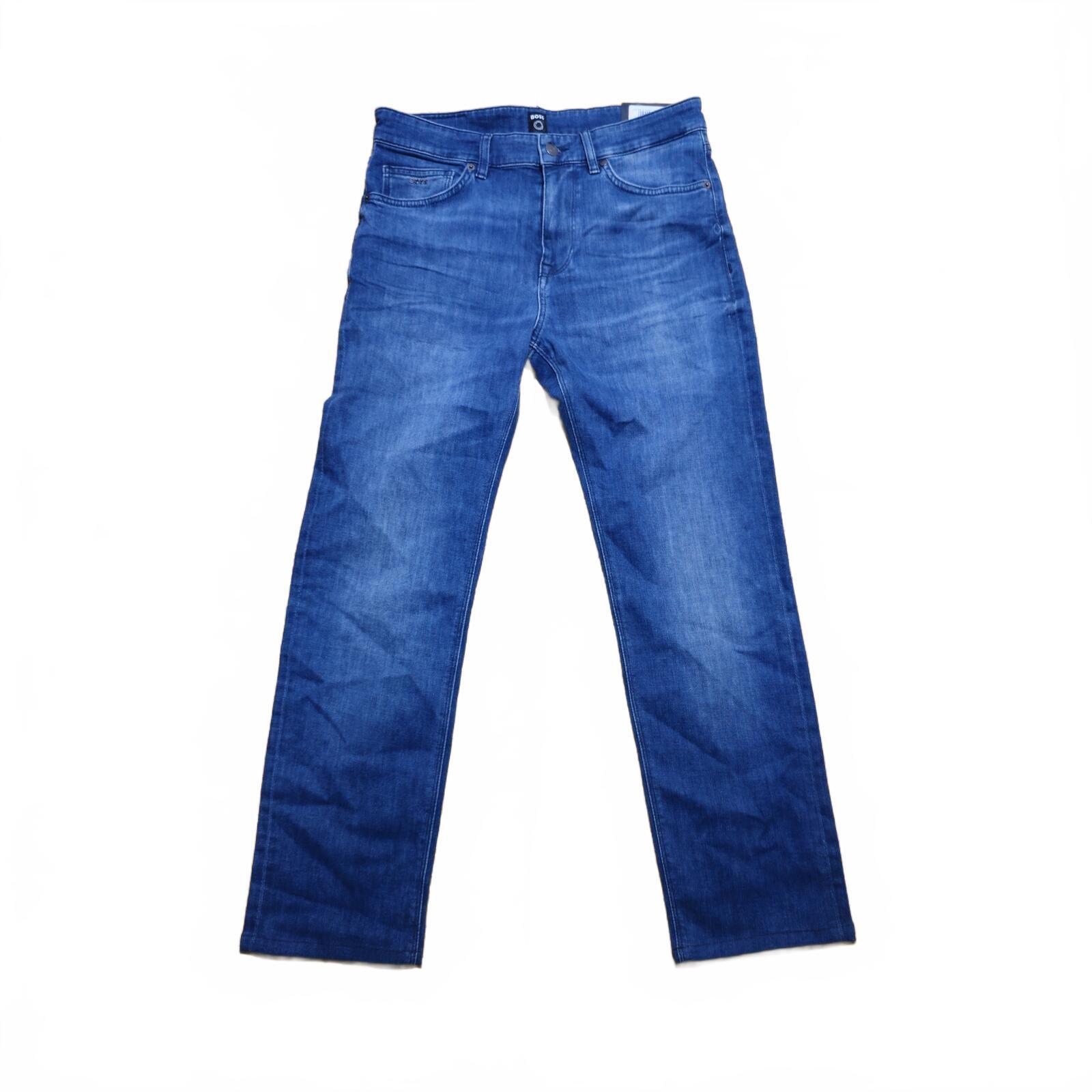 Hugo Boss Maine3 Cashmere Touch Jeans Dark Blue W30 L32 BNWT *3.7