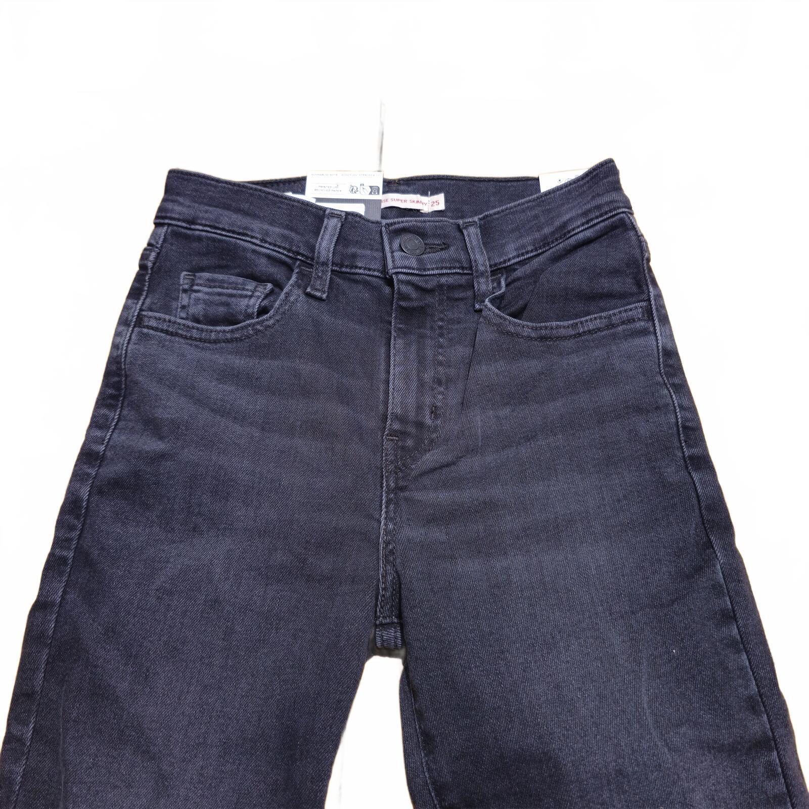 Levi’s 720 High Rise Super Skinny Jeans Grey W25 L30 BNWT *3.8