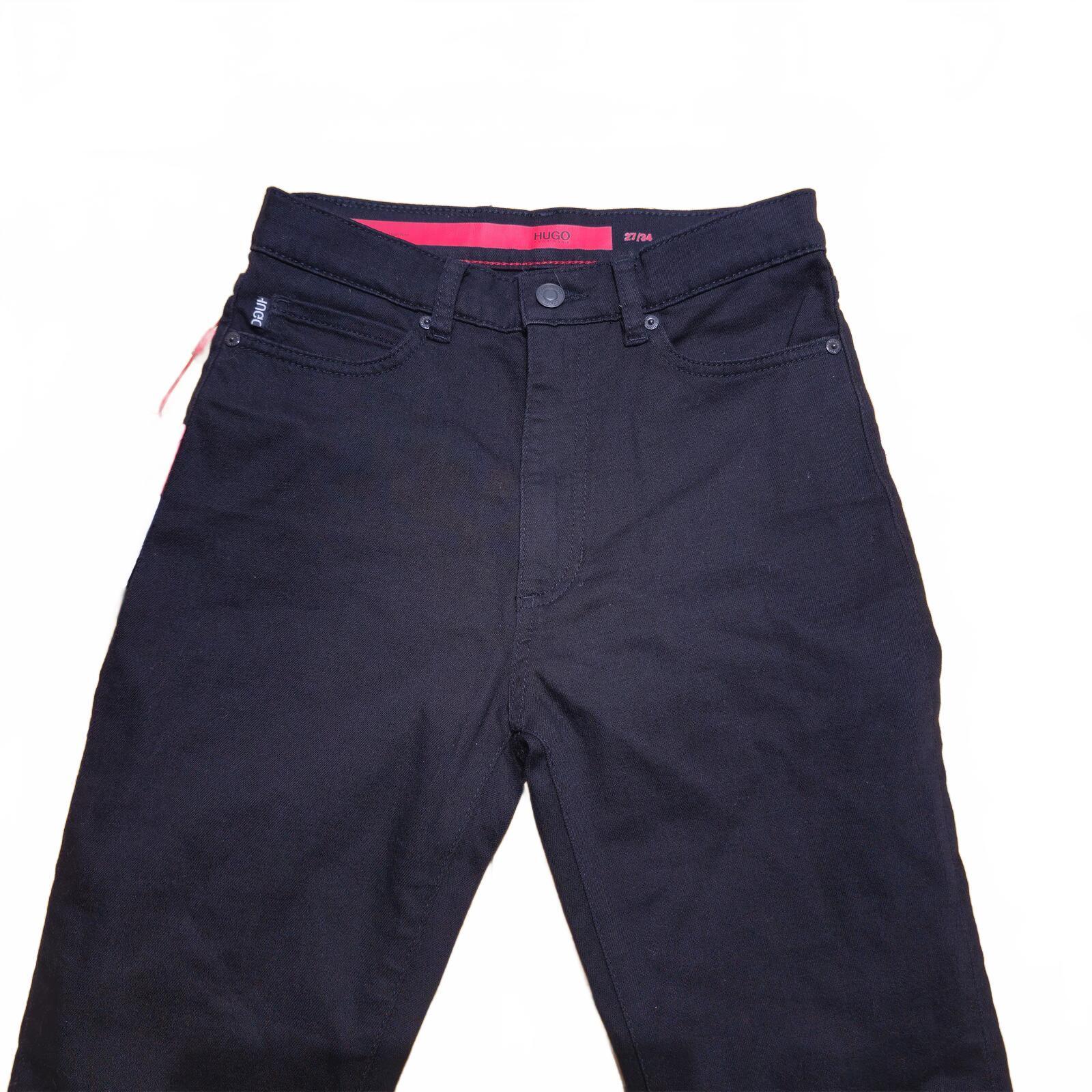 Hugo Boss Womens Black Slim Fit Jeans Stretch Denim W27 L34 BNWT *3.10