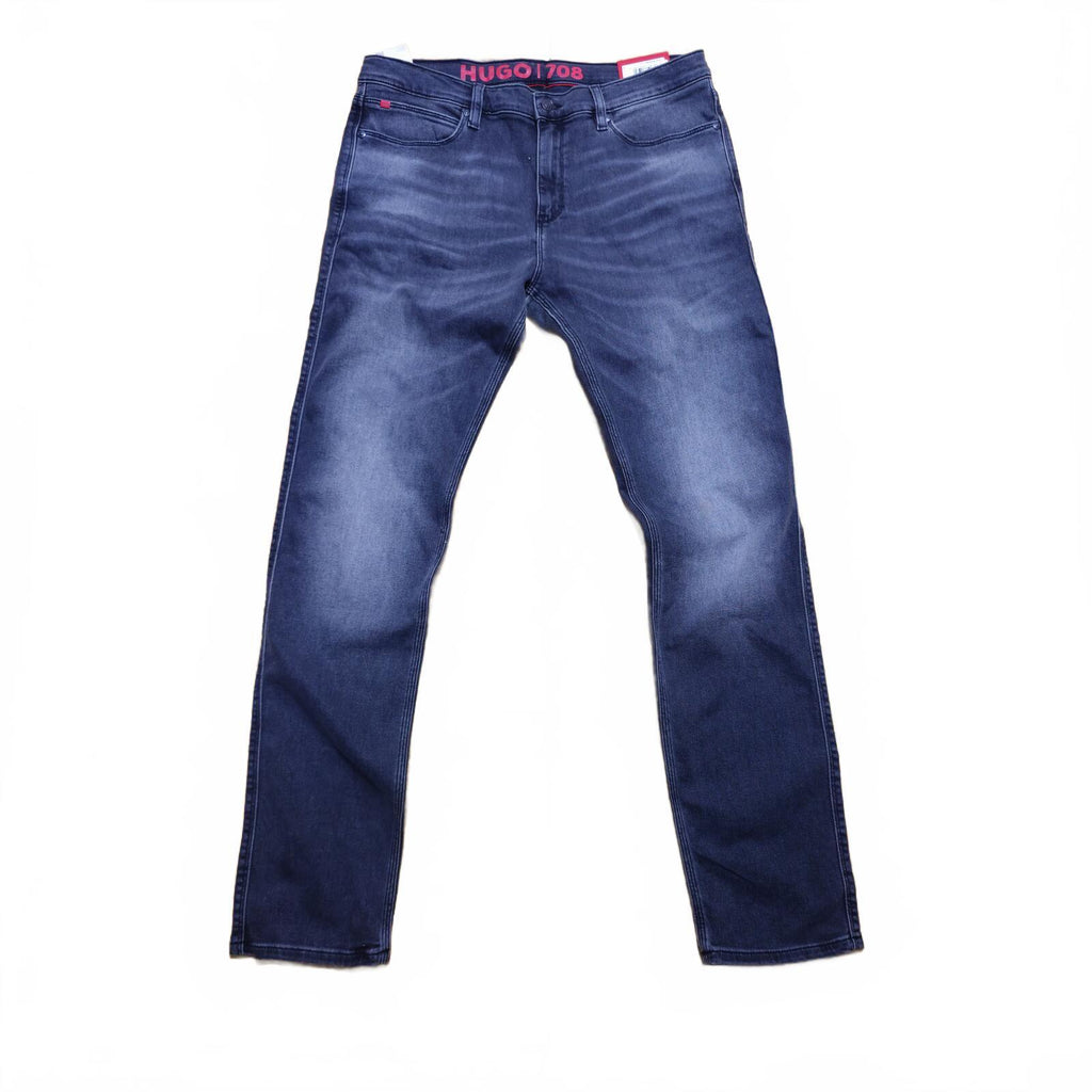 Hugo Boss 708 Slim Fit Jeans Grey Stretch Denim W33 L34 BNWT *3.12