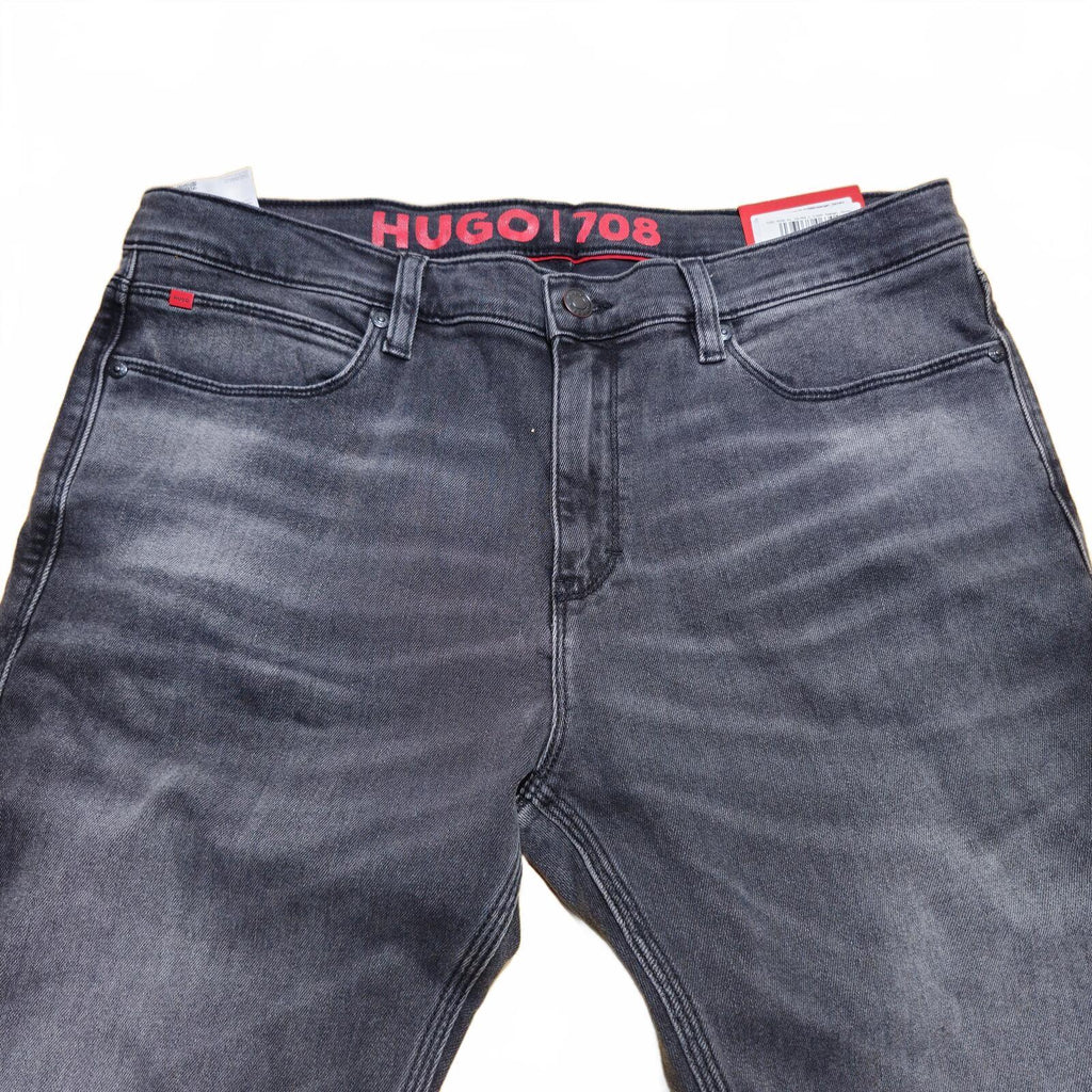 Hugo Boss 708 Slim Fit Jeans Grey Stretch Denim W33 L34 BNWT *3.12