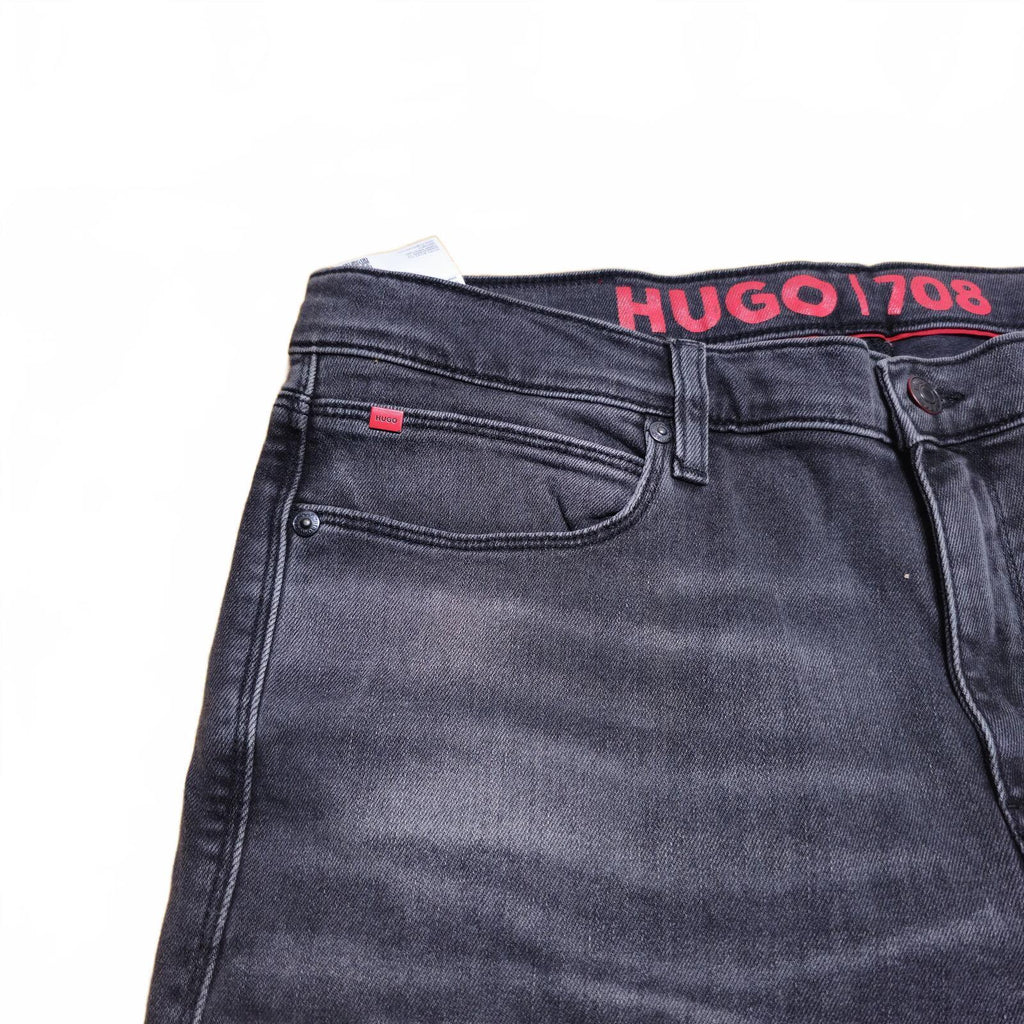Hugo Boss 708 Slim Fit Jeans Grey Stretch Denim W33 L34 BNWT *3.12