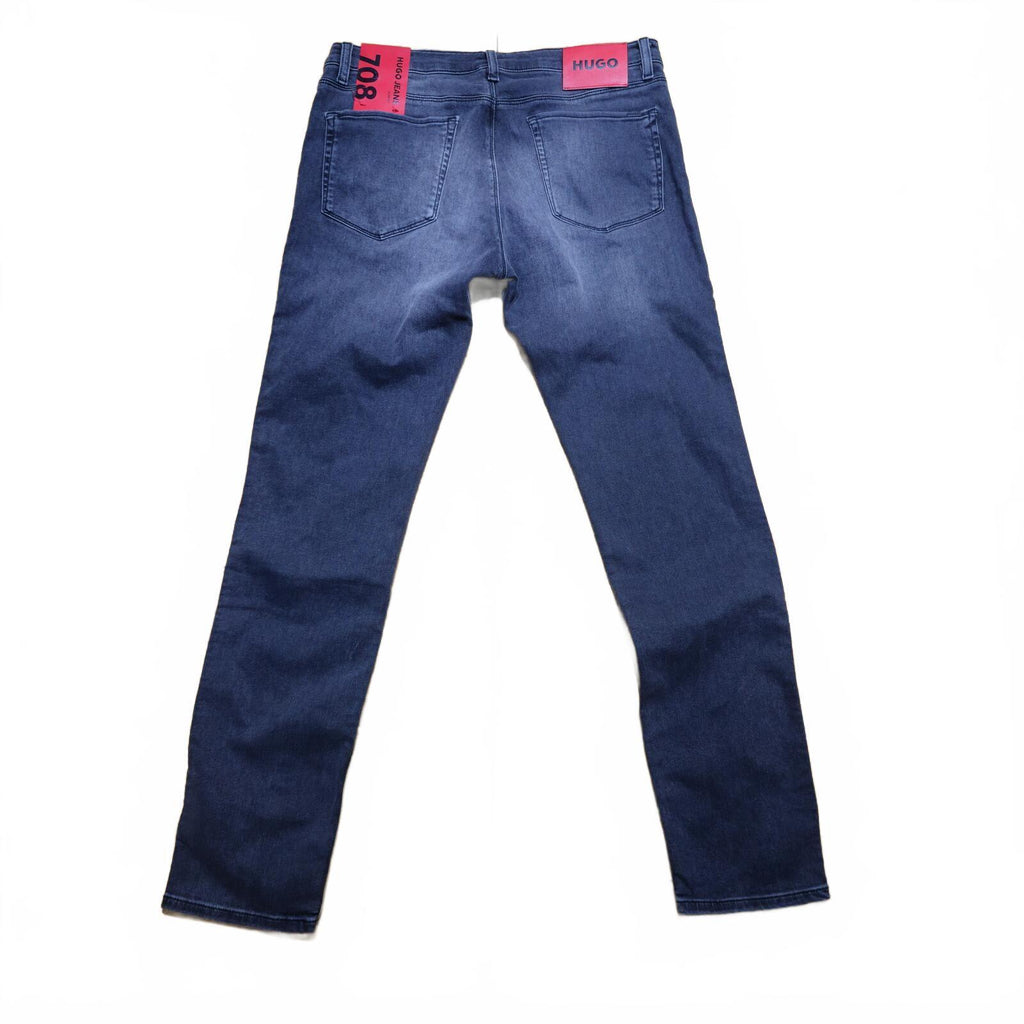 Hugo Boss 708 Slim Fit Jeans Grey Stretch Denim W33 L34 BNWT *3.12