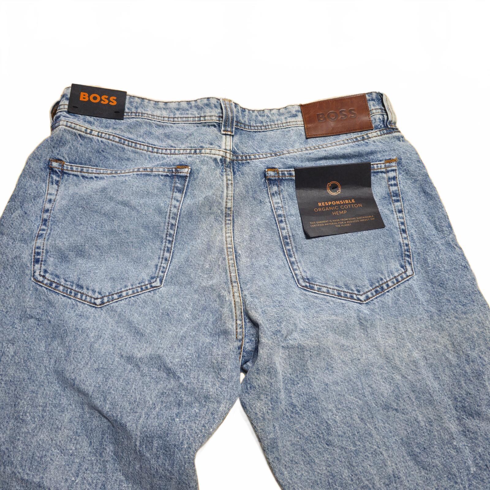 Hugo Boss Akron BC Slim Fit Jeans Blue Stretch Denim W36 L32 BNWT *3.14