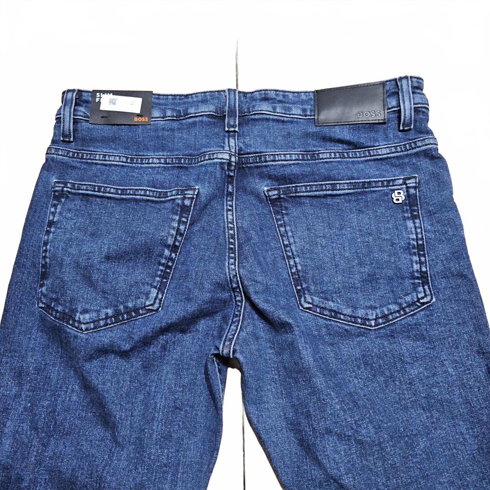 BOSS Delaware BO Orbit Slim Fit Jeans Blue W33 L32 Boss Orange BNWT *3.20