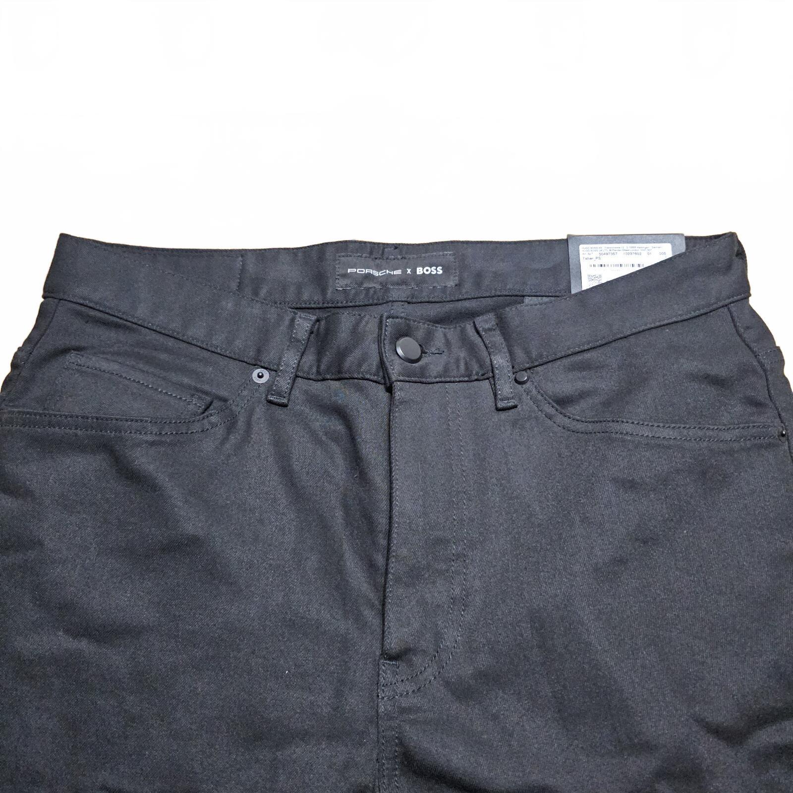 BOSS Taber PS Porsche Slim Fit Jeans Black W32 L30 BNWT *3.21