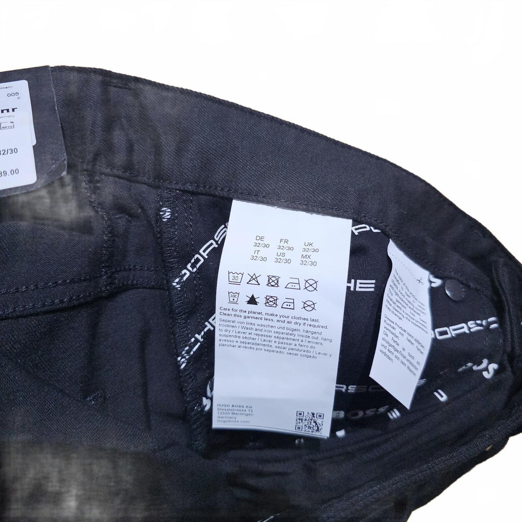 BOSS Taber PS Porsche Slim Fit Jeans Black W32 L30 BNWT *3.21