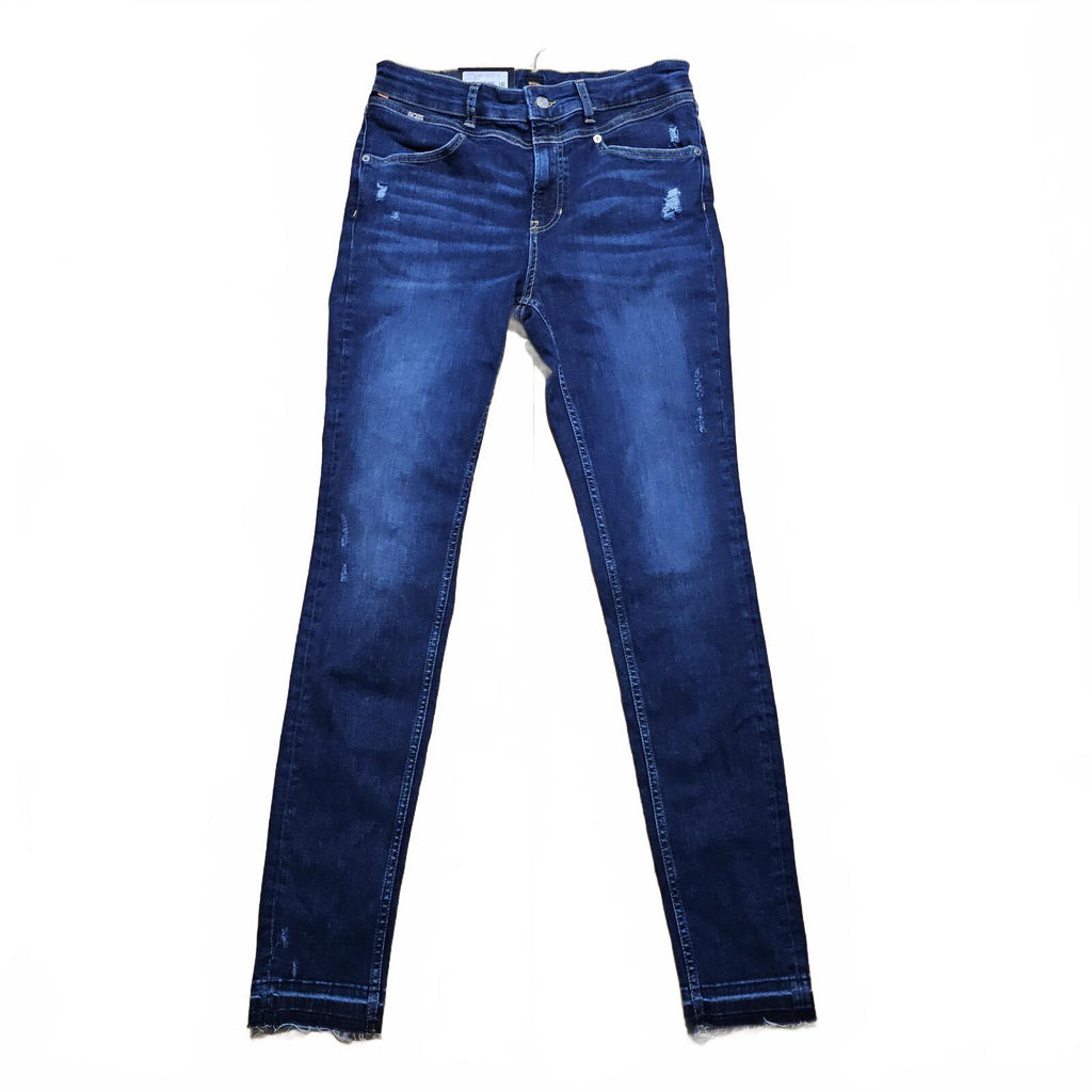 BOSS KITT Skinny Fit Jeans Navy Distressed W31 UK 12/14 Stretch BNWT *3.22