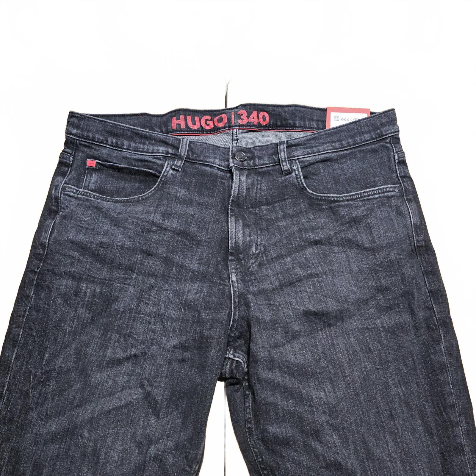 Hugo Boss 340 Loose Tapered Cropped Jeans Charcoal W36 L32 BNWT *3.23