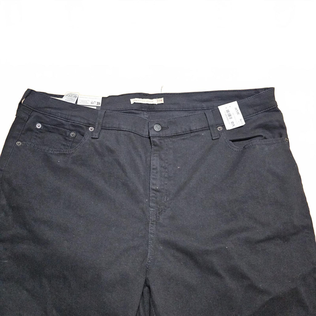 Levi’s 724 High Rise Slim Straight Jeans Black UK 18 W34 22S BNWT *4.1