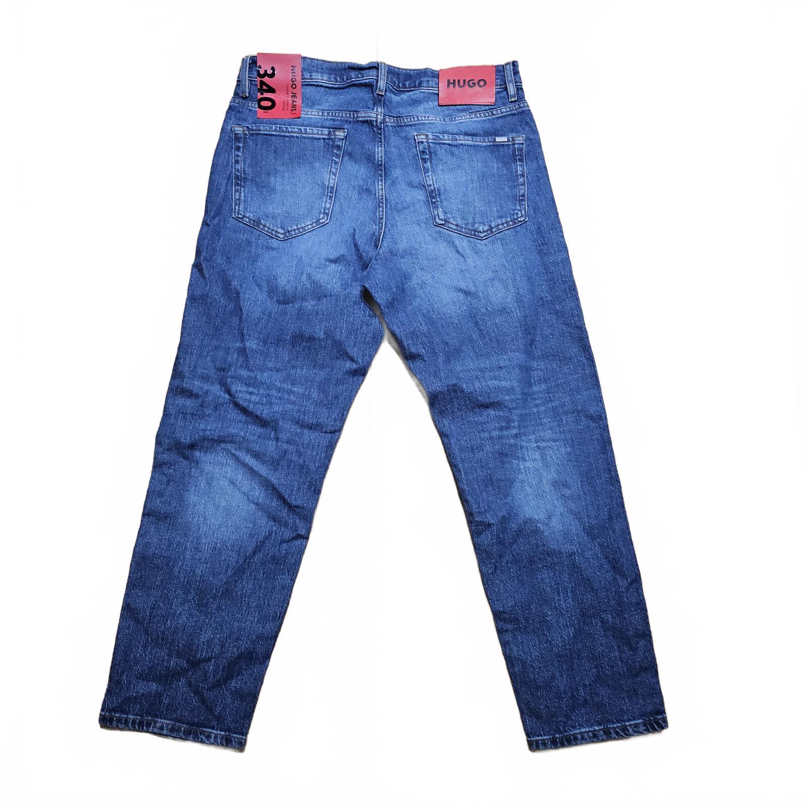 Hugo Boss 340 Loose Tapered Cropped Jeans Blue W32 L32 BNWT *4.2