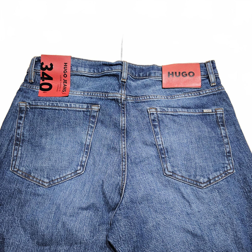 Hugo Boss 340 Loose Tapered Cropped Jeans Blue W32 L32 BNWT *4.2