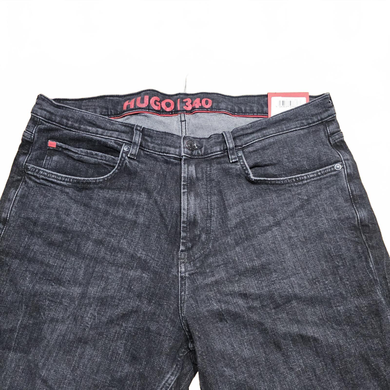 Hugo Boss 340 Loose Tapered Cropped Jeans Charcoal W36 L32 BNWT *4.3