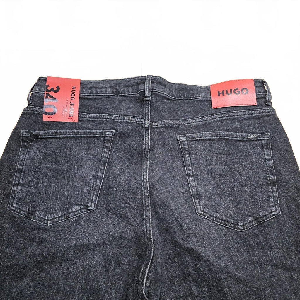Hugo Boss 340 Loose Tapered Cropped Jeans Charcoal W36 L32 BNWT *4.3