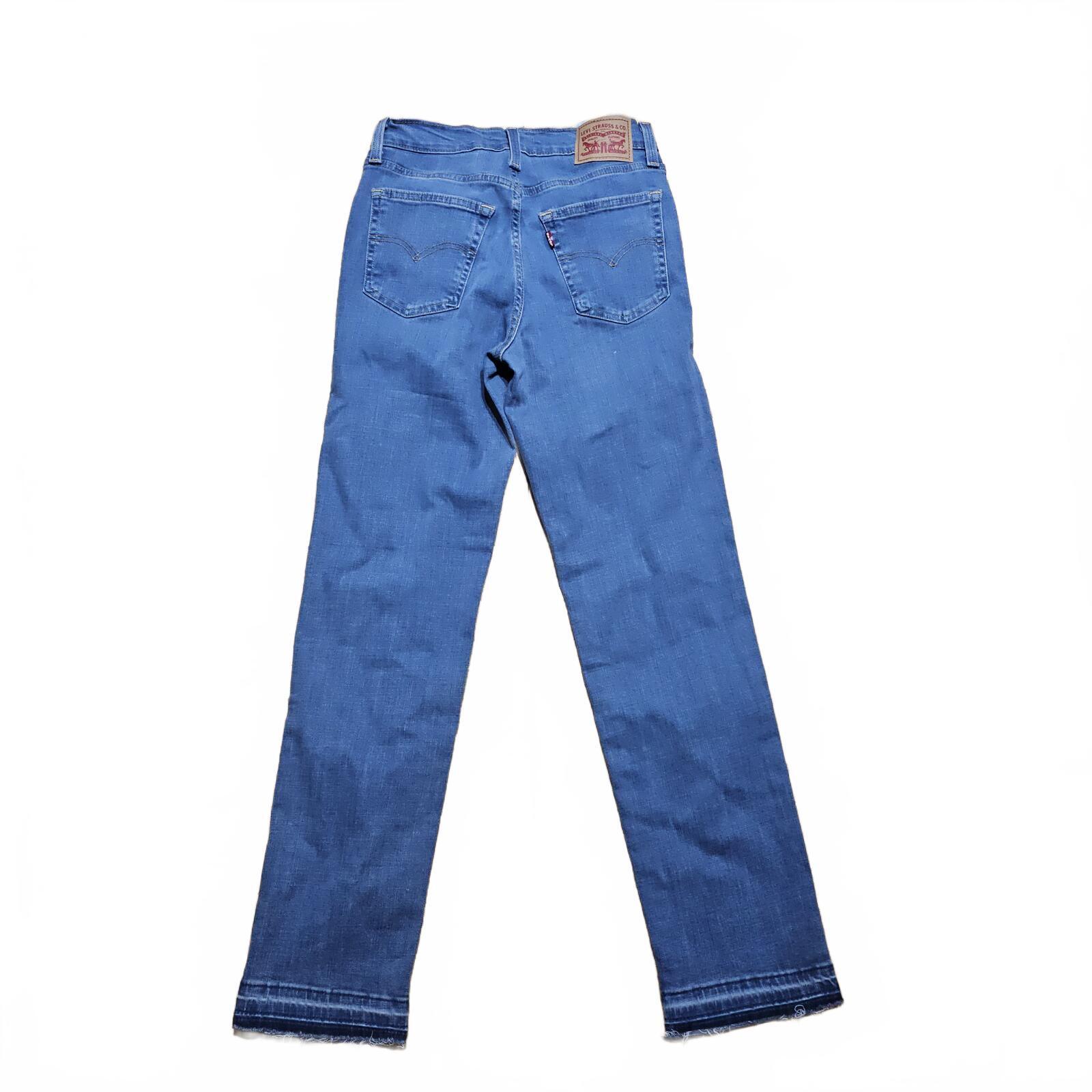 Levi’s 724 High Rise Straight Jeans Blue W27 L30 BNWT *4.4