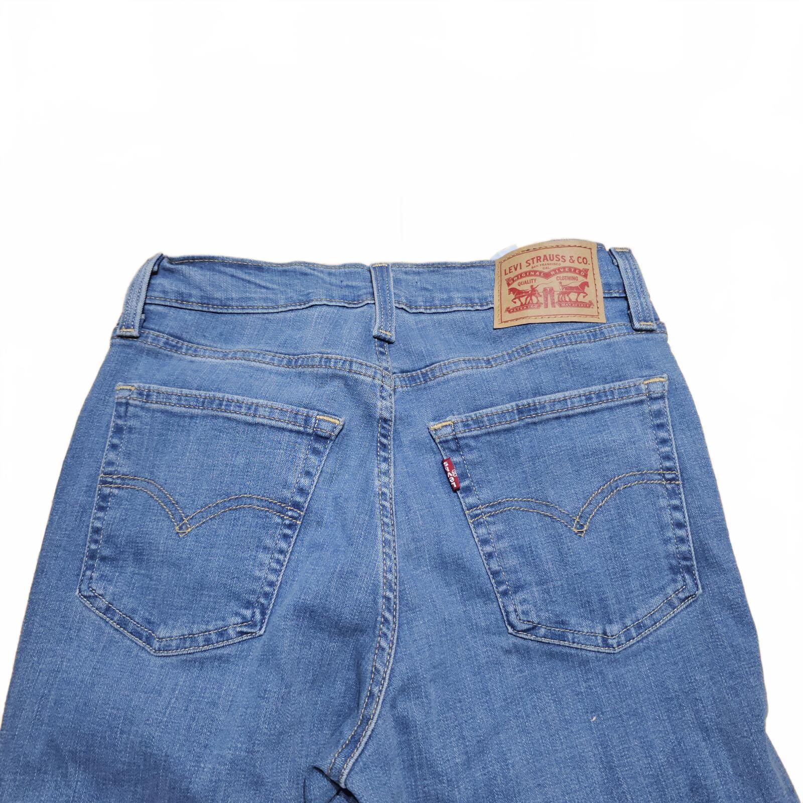 Levi’s 724 High Rise Straight Jeans Blue W27 L30 BNWT *4.4