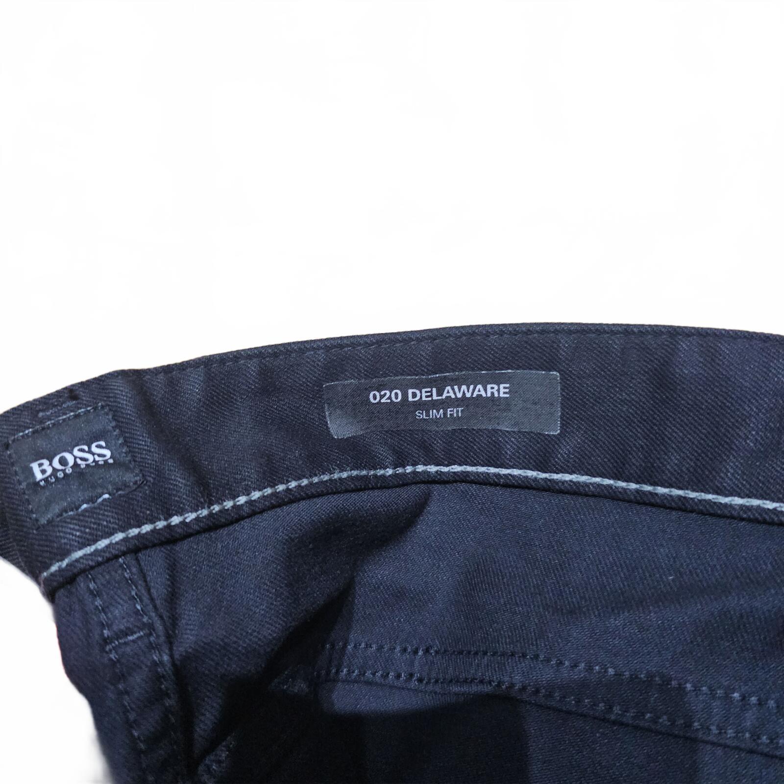 Hugo Boss Delaware BC-C Slim Fit Stretch Jeans Black W36 L34 BNWT *4.5