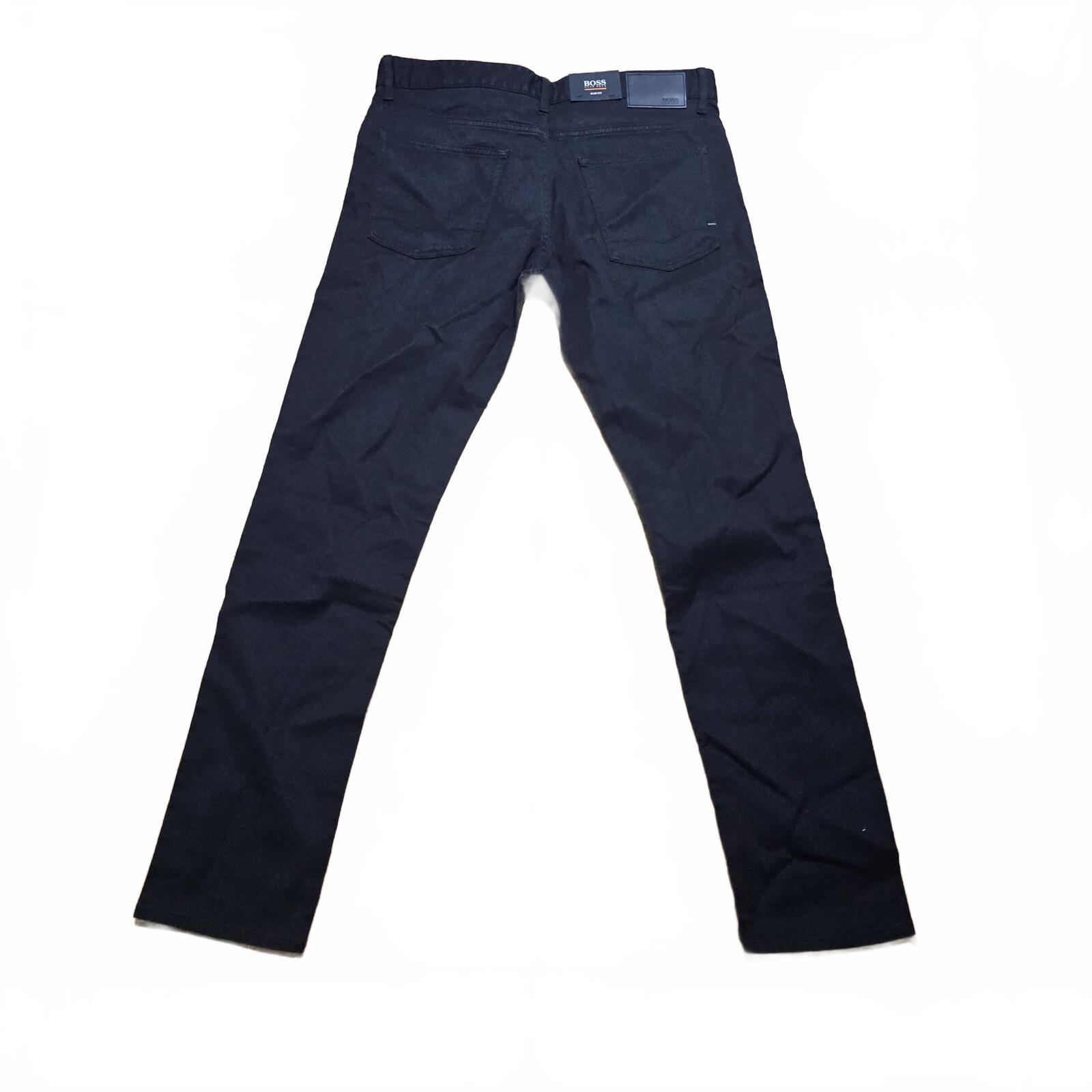 Hugo Boss Delaware BC-C Slim Fit Stretch Jeans Black W36 L34 BNWT *4.5