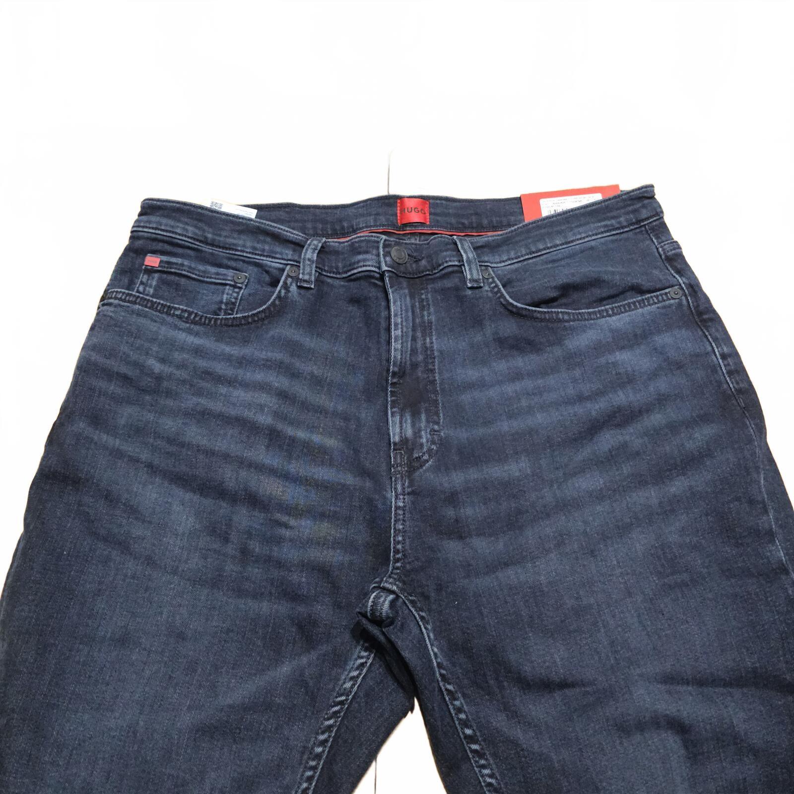Hugo Boss Straight Fit Jeans 677/38 Dark Grey W35 L34 BNWT *4.7