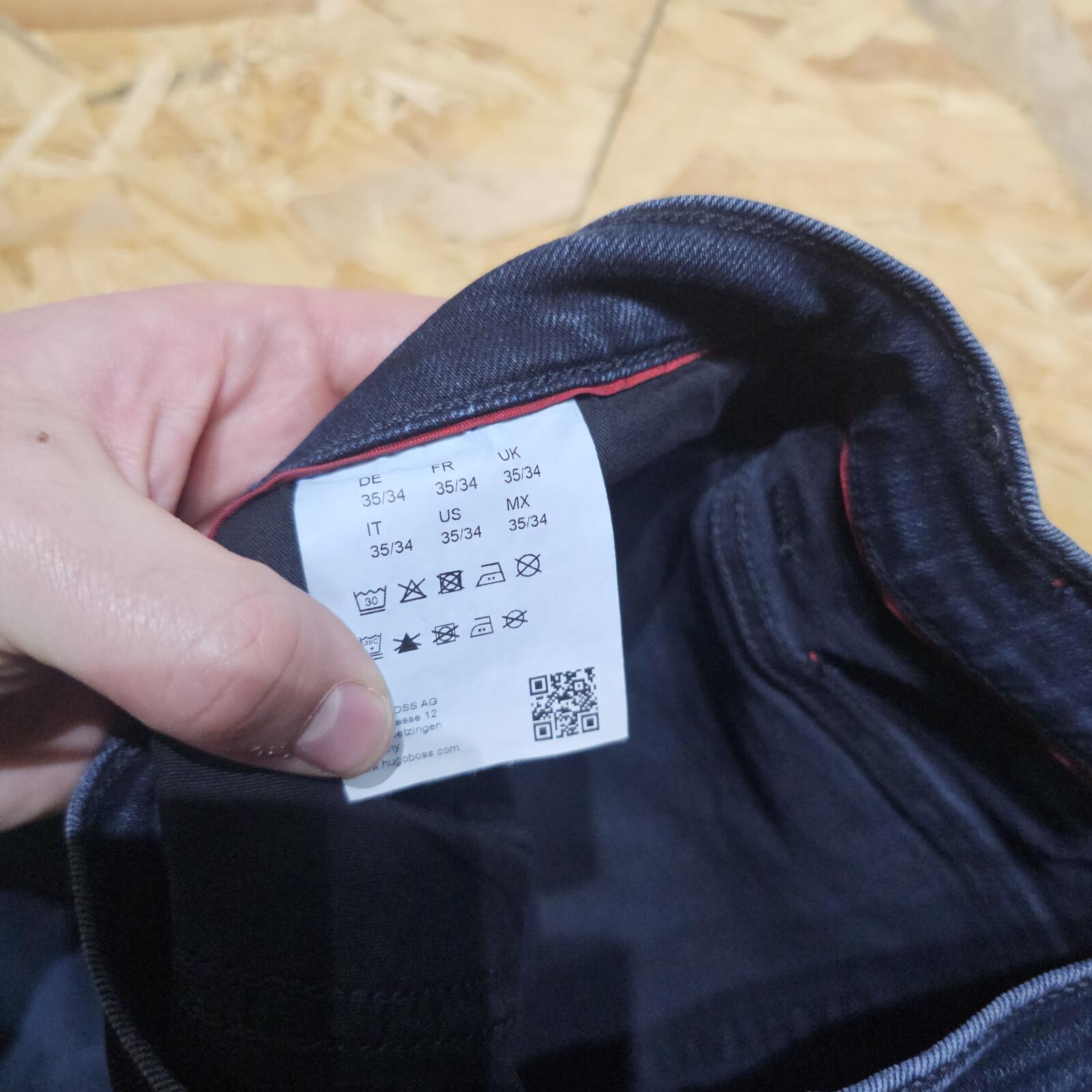 Hugo Boss Straight Fit Jeans 677/38 Dark Grey W35 L34 BNWT *4.7