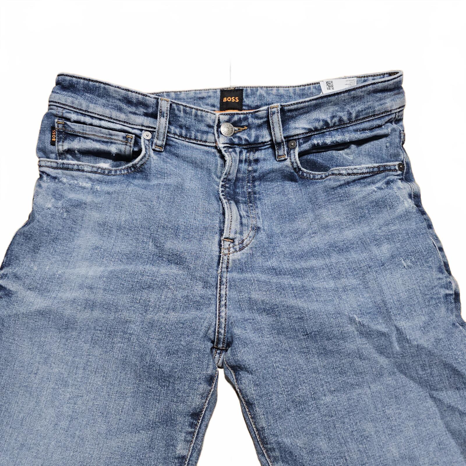 BOSS Re.Maine BO Regular Fit Jeans Bright Blue W30 L32 BNWT *4.8