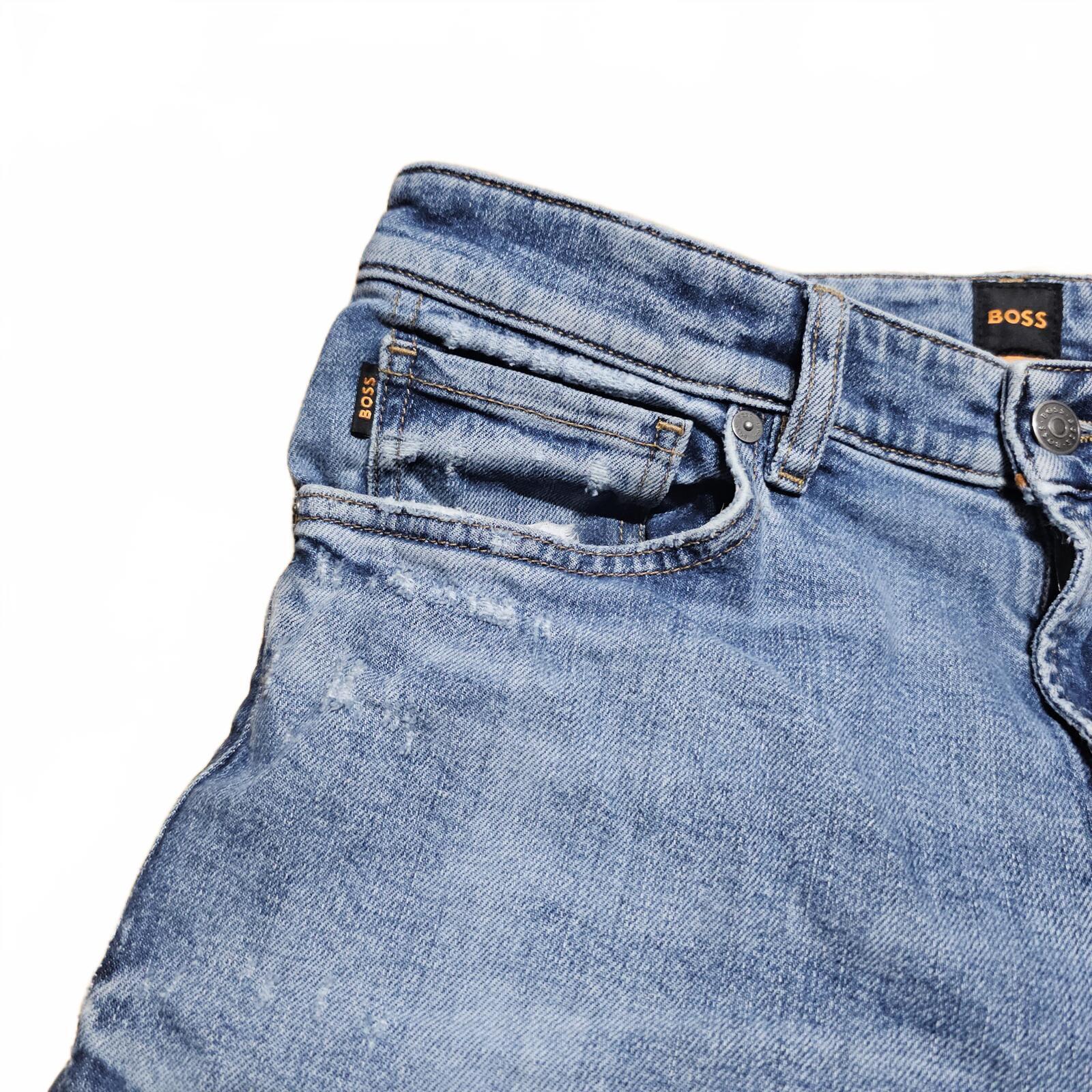 BOSS Re.Maine BO Regular Fit Jeans Bright Blue W30 L32 BNWT *4.8