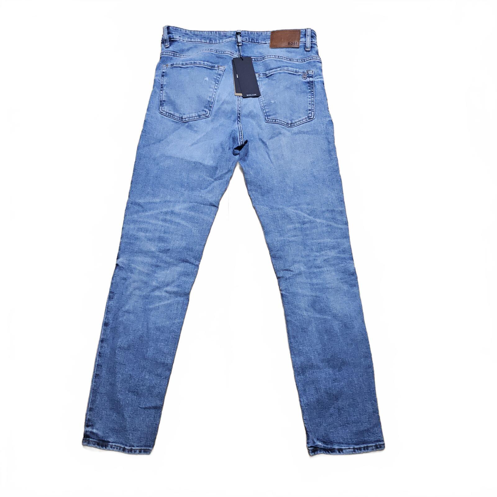 BOSS Re.Maine BO Regular Fit Jeans Bright Blue W30 L32 BNWT *4.8