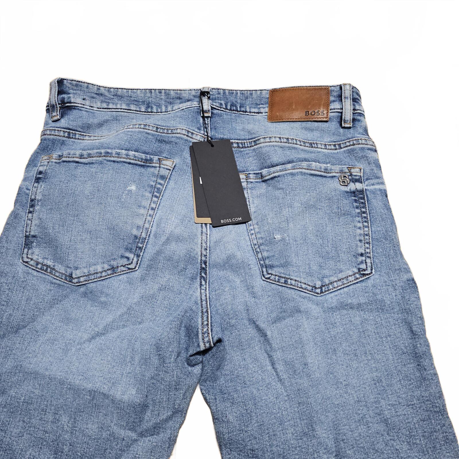 BOSS Re.Maine BO Regular Fit Jeans Bright Blue W30 L32 BNWT *4.8