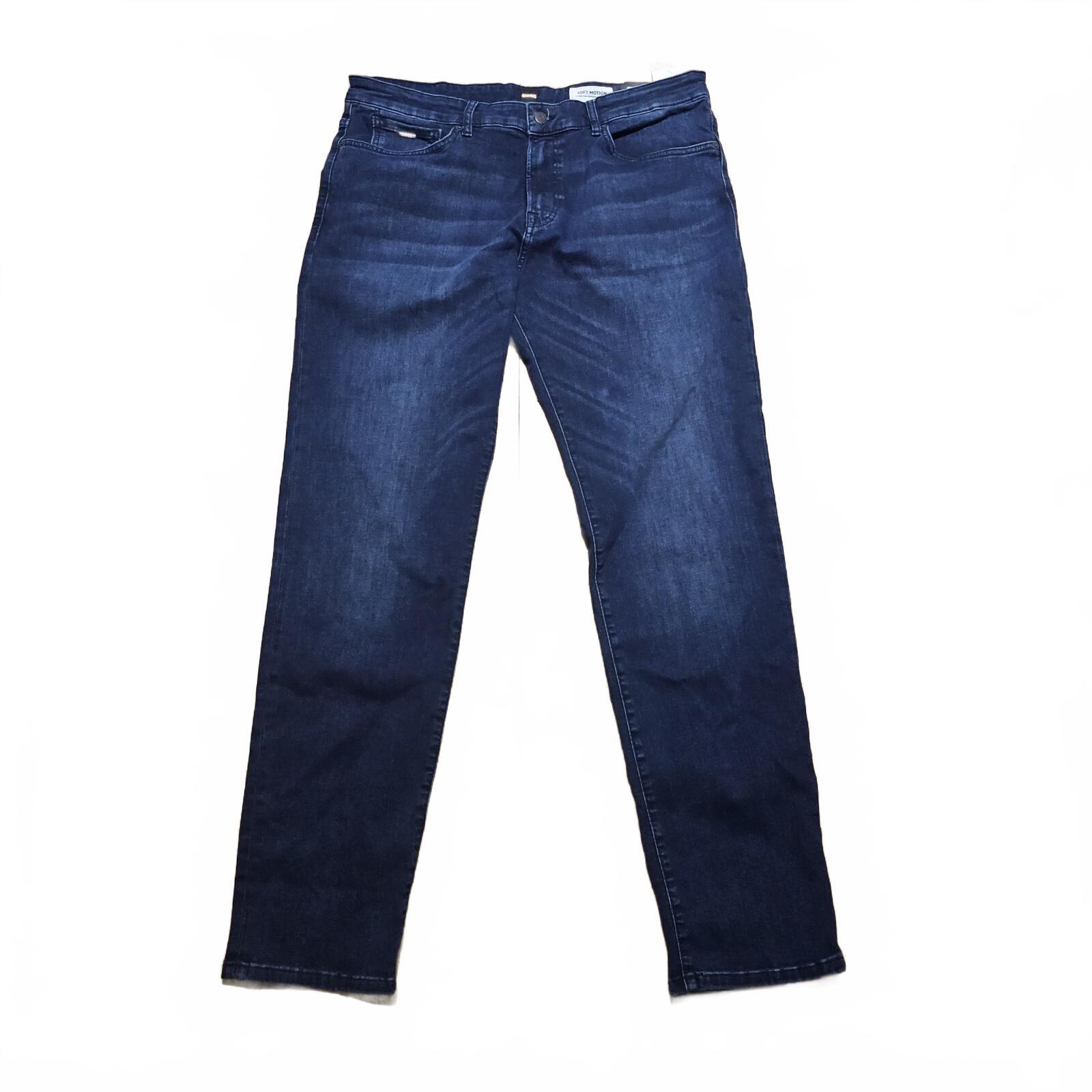 BOSS RE-Maine Space Jeans Dark Blue Regular Fit W36 L34 BNWT *4.9