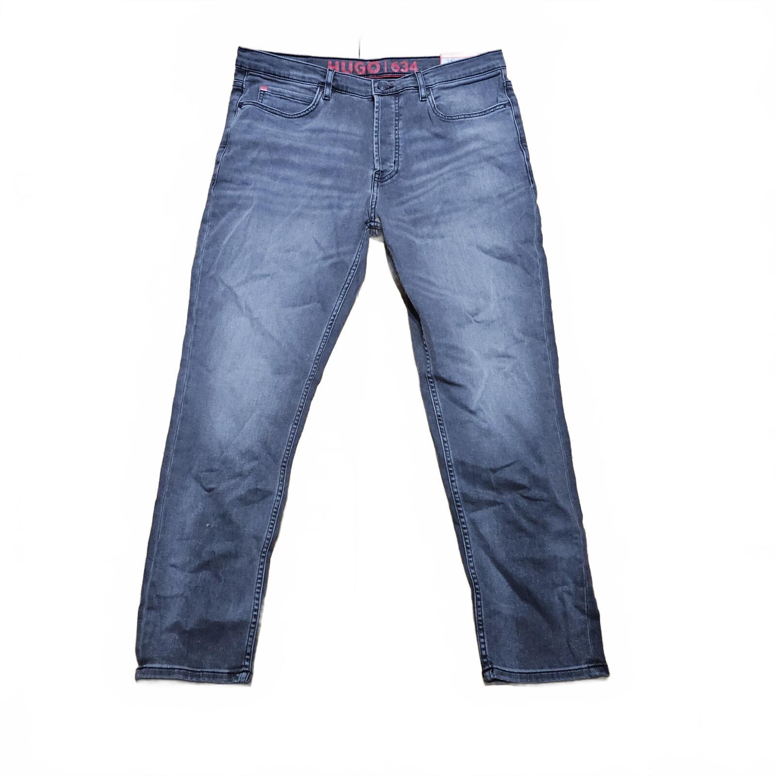 HUGO 634 Regular Tapered Fit Jeans Grey W34 L32 BNWT *4.10