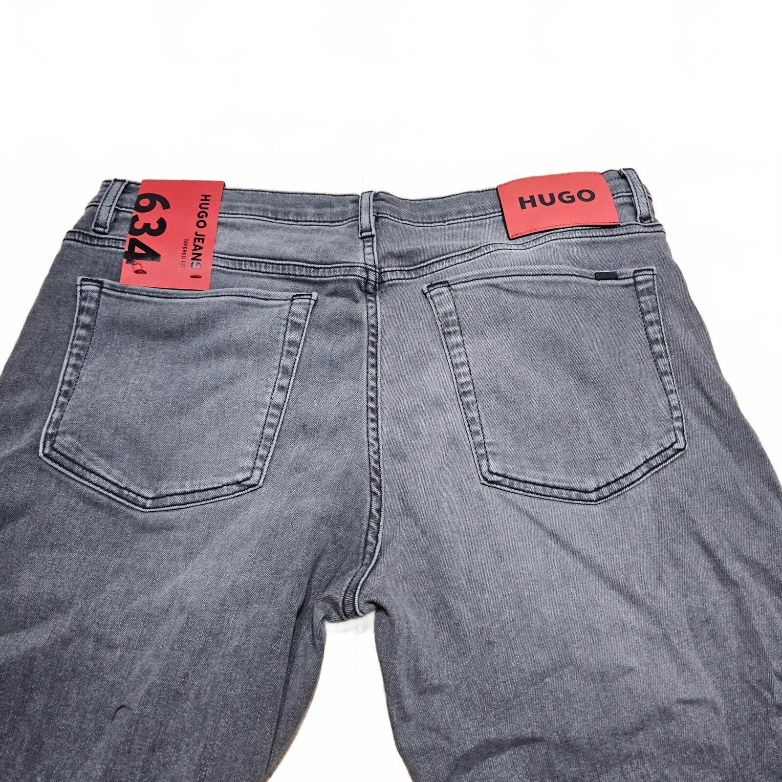 HUGO 634 Regular Tapered Fit Jeans Grey W34 L32 BNWT *4.10