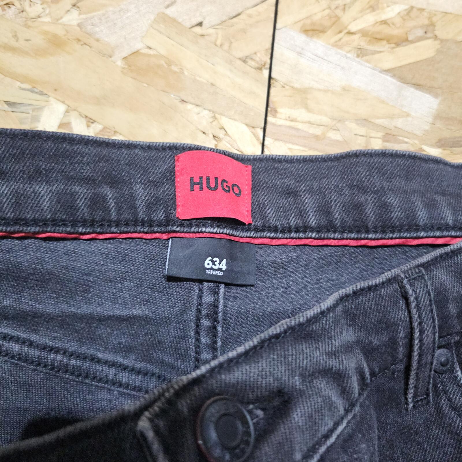 HUGO 634 Tapered Fit Jeans Charcoal W36 L32 BNWT *4.12